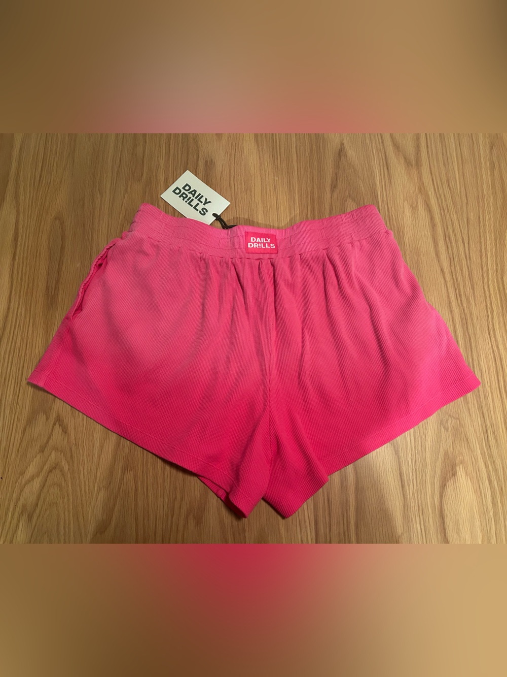 Daily Drills Thermal Resort Shorts - Sunsoaked Hot Shot w/ Monochrome Patch M/L